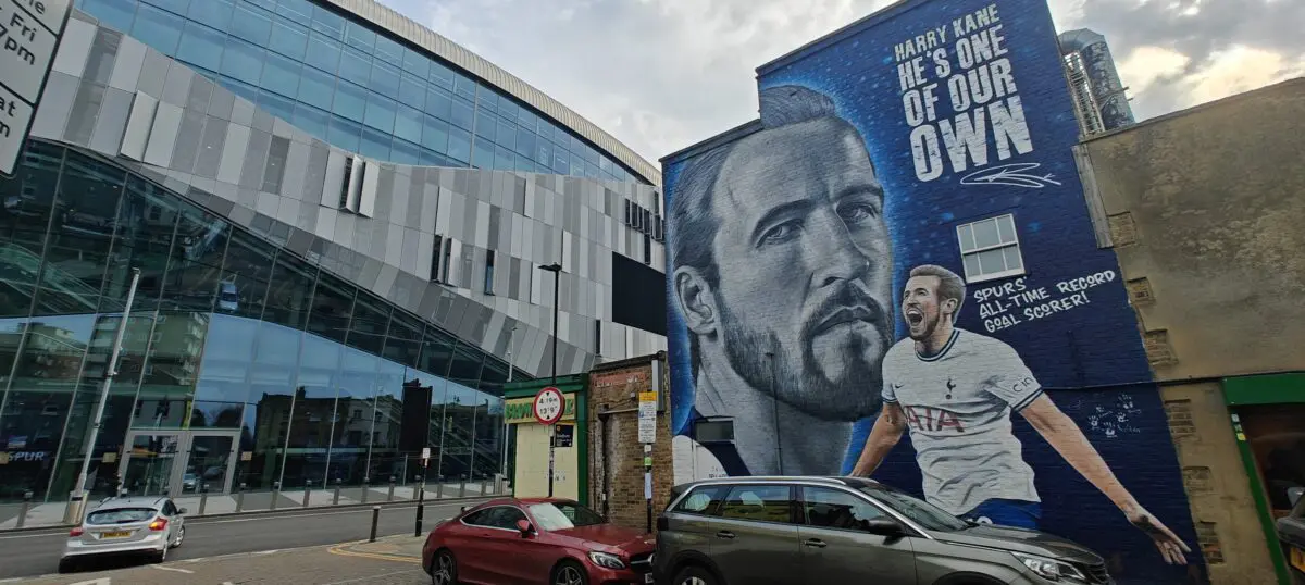 Tottenham Street Art - Harry Kane - Tottenham Stadium