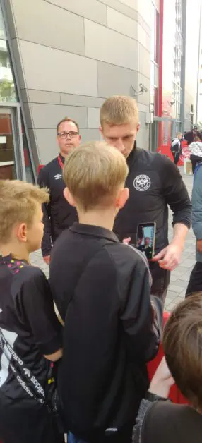 Efter kampen - spillerautografer