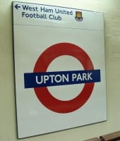 West Ham upton park underground