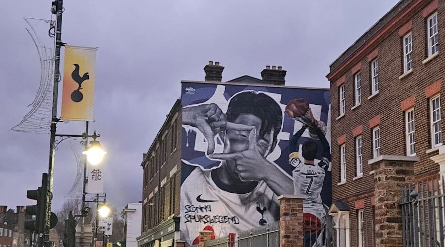 Son Heung-min Wall Mural by MurWalls